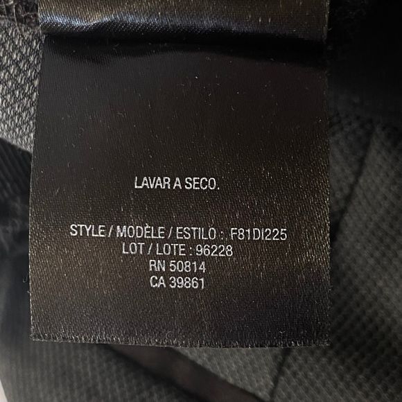 T Tahari Pants Womens Dark Gray Black Size 2 Zip Pockets Elastic Waist Slacks - Picture 13 of 15